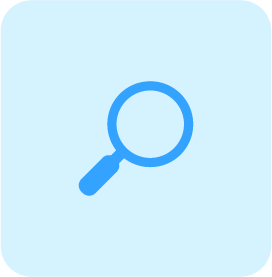 虫眼鏡のアイコン